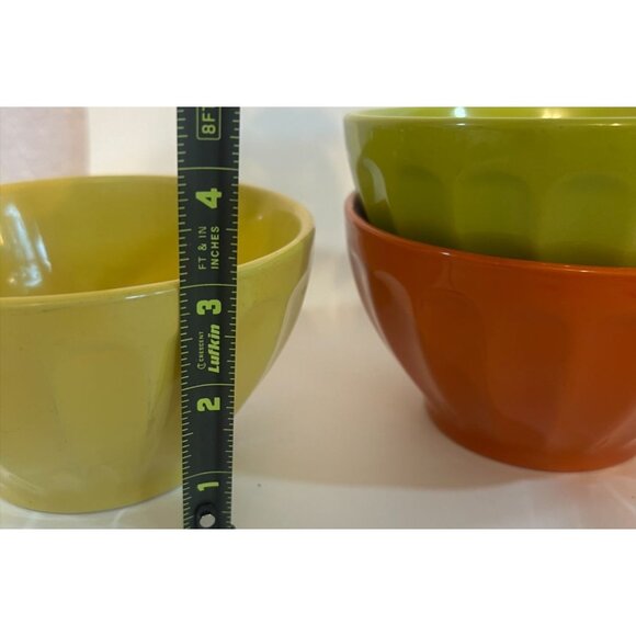 Signature Housewares Multicolor 2 Stoneware Bowls countrycore Stew Desert - Picture 2 of 4